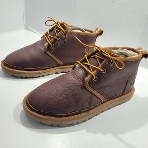 UGG NEUMEL TASMAN LEATHER CHESTNUT CHUKKA BOOTS WOMEN'S SIZE 6 [1095350]
